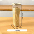 Axyaa Pasta Storage Box Sealed Plastic Container Kitchen Organizer