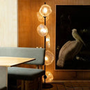 Axyaa Lava Glass Sofa Floor Lamp for Elegant Living Room Décor