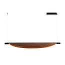Axya Silent Tea Room Chandelier - Japanese Style Retro Leaf Dining Room Lighting