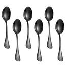 Axyaa Mini Gold Spoon Set for Coffee, Dessert, Tea - 6Pcs Stainless Steel Kitchen Accessories