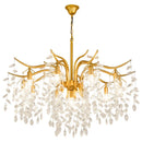 Axyaa Crystal Pendant Light: Modern Luxury Minimalist Design for Home Décor.
