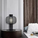 Axyaa Modern Tower Glass Table Lamp Warm White 3000K Bedroom Living Decoration