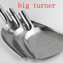 Axya Stainless Steel Long Handle Chef Turner Spatula Utensil Wok Shovel