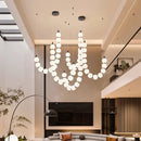 Axyaa Facil Indoor Lighting: Elegant Chandelier for Home & Staircase
