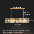 Axyaa Modern Crystal Pendant Light for Dining & Living Room