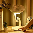 Axyaa LED Desk Lamp: Wireless Charging & Stepless Dimming Control, Night Light & Bedroom Decor