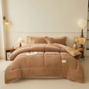 Axyaa Milk Velvet Winter Warm Bed Blanket Queen Size Soft Flannel Quilt Plush Comforter