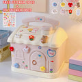 Axyaa Cute Piggy Bank: Big Size Money Box with 3D Sticker - Ideal Savings Gift for Kids & Adults