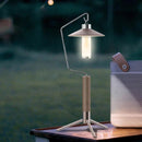 Axyaa Wood Aluminum Table Lamp for Outdoor Parlor and Bedroom