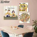 Nordic Coffee Kitchen Art | Axyaa Food Print Poster for Modern Dining Room Decor
