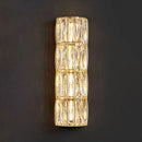 Axyaa Crystal Wall Lamp: Luxury LED Indoor Lighting for Living Room, Staircase, Bedroom