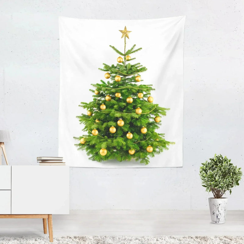 Axyaa Christmas Tree Tapestry for Living Room Wall Decor