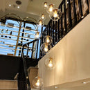 Axyaa Luxury Crystal Chandelier for Living Room and Bedroom Lighting