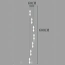 Axyaa Nordic Stair Chandelier Living Room Dining Pendant Ceiling Light