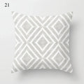 Axyaa Grey Family Pillowcase Square Office Cushion Cover