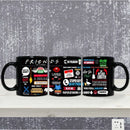 Axyaa Black Coffee Mug Set: Perfect Surprise Gift for Old Friends