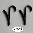 Axyaa Towel Holder Heated Radiator Rail Hooks; Home Cabinet Coat Scarf Hanger Rack