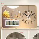 Axyaa Perpetual Calendar Desktop Clock Silent Home Office Ornament