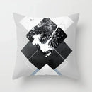 Axyaa Geometric Abstract Polyester Cushion Cover 45x45cm
