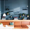 Axya Gold Iron Shelf: Nordic Metal Frame for Stylish Wall Display and Plant Stand