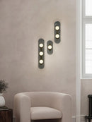 Axya Copper Glass Wall Lamp: Italian Minimalist Bedside & Background Wall Light