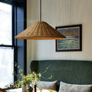 Axyaa Rattan Pendant Lights: Hand Knitted Wicker Ceiling Lamps