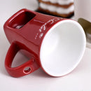 Axyaa Ceramic Mug with Fork, 130ML