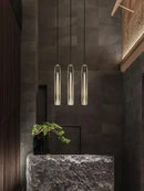 Axyaa Tulip Crystal Chandelier: Elegant Postmodern Copper Light for Bedroom, Bar, and More