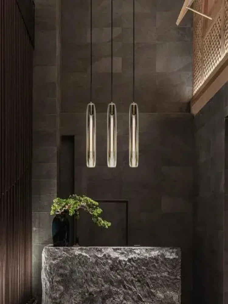 Axyaa Tulip Crystal Chandelier: Elegant Postmodern Copper Light for Bedroom, Bar, and More