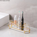 Axya 3-Piece Electric Toothbrush Holder & Cup Set for Couples