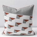 Soft Chenille Geometric Cushion Cover 45x45 for Neutral Home Decor - Axyaa