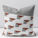 Soft Chenille Geometric Cushion Cover 45x45 for Neutral Home Decor - Axyaa