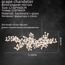 Axyaa Grapes Bunch Glass Chandelier for Dining Living Room Hall Hotel Restaurant