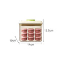 Axyaa Food Storage Box: One-Button Press, Large Capacity, Transparent Container