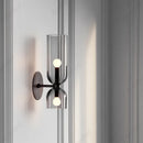 Axyaa LED Glass Wall Lamp for Living Room Bedroom Decor
