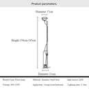 Axyaa Designer Stainless Steel LED Floor Lamp for Stylish Living Room Lighting