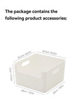 Axyaa Kitchen Organizer: Seasoning & Tableware Storage Box with Desktop Basket