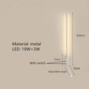 Axyaa Rotating LED Wall Lamp: Modern Minimalist Lighting for Bedroom, Living Room, and Home Decor