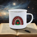 Axyaa Enamel Cup: Cute & Funny Original Anime Mug for Tea, Coffee, Beer & Travel