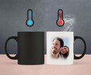 Axyaa Personalized Color Changing Photo Mug 11oz - Family Gift, Wedding Anniversary Mug
