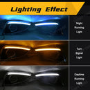 Axyaa Hyundai IX35 LED Daytime Running Lights Turn Signal Lamp White Yellow Blue