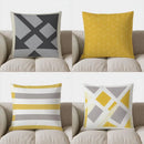 Axyaa Geometric Pattern Pillow Cover for Sofa, Bedroom, Car - Modern Decor