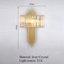 Axyaa Nordic Crystal Wall Lamp: Modern Luxury Designer Lighting for Hotel, Villa, and Living Room