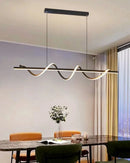 Axyaa Nordic LED Pendant Light in Gold/Black for Stylish Home Decor