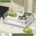 Axyaa 4-Tier Stackable Desk Paper Organizer Tray for Office Desk Organization
