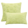 Axyaa Rabbit Fur Christmas Festival Winter Pillowcase Cojines 30x50/45x45cm