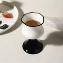 Axyaa French INS Style Ceramic Goblet with Black Stem - 250ml