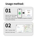 Axyaa Smart Bluetooth GPS Tracker for Pet Child Finder Locator Key Bag Tracker