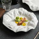 Axyaa High-Grade White Special-Shaped Creative Fruit Bowl | Hotel Tableware