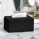 Axya Nordic Weave Pattern Tissue Box Tray - Household Storage & Decor